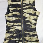 Michael Kors Animal Print Zebra Dress 2 Green Photo 6
