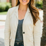 Peyton Jensen Chic Cream Women's Blazer Photo 0