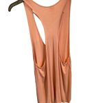Free People  Amelia Y strap tank top in peach Photo 6