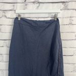 Sundry Anthropologie Light Grey Stretch Midi Pencil Skirt Size 2 Workwear Office Photo 4