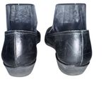 Salvatore Ferragamo Women's Black Leather Flats Size 8.5 AAAA Narrow Shoes Photo 2