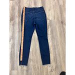 Good American Good Waist High Rise Raw Hem Skinny Jeans Blue Wash Size 12 31 Photo 3