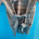 Marc by Marc Jacobs Crew Neck Criss Cross Tie Back Janet Jacquard Sweater Size S Photo 5