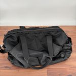 Lululemon Black Nylon Duffel Bag Gym Travel Weekender Sport Carryall Photo 3