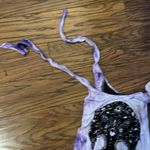 Midnight Hour Tie dye sparkle skull tank top Photo 7