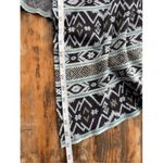 Billabong S5 Tribal Pattern Open Front Cardigan Sweater Large Photo 3