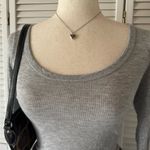 Licorice Y2K Grey Glitter Long Sleeve Top Gray Photo 2