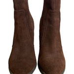 Carlos Santana #173  Suede Brown Ankle Booties Photo 0