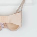 Victoria's Secret Womens Illusions Multiway Strapless Bra Size 32DDD Nude Neutral Photo 4