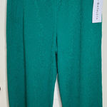 Athleta Echo Cropped Pants, Elastic Waist, Pull-on, Green, Women’s 14/P L, NWT Photo 0