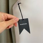 Talentless  Rib Tank Mini Dress Olive Green M Photo 3