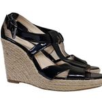 Calvin Klein Womens Emmah Patent Leather Espadrille Sandal Size 7.5 Photo 0