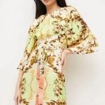 Karen Millen Mirrored Tulipa Print Woven Satin Maxi Dress NWT size 6 Photo 1