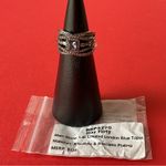 Bomb Party RBP5270 “Stay Flirty” LC Topaz on Rhodium & Hematite Size 7 Ring NWT Photo 3