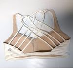 Lululemon Free to Be White Strappy Sports Bra Criss Cross Back Size 6 Photo 2