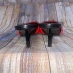 SIGERSON MORRISON Jara Specchio Mirror Sandal Heels Size 7 Red Photo 5