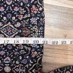 Primark floral ruffle bell sleeve blouse black size 6 Photo 5