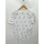 Zyia Active White Pattern Swoop Tee T Photo 1