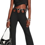 I am gia I.AM.GIA Black Kyla Cutout Ponte Pant Photo 0