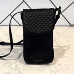 Vera Bradley  Crossbody Cellphone Leather Gallatin Carson Carryall Black RFID Photo 1