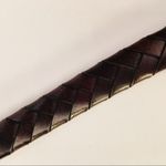 CHAPS Braided Leather Skinny Belt Large 3/4” Wide Photo 6