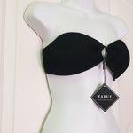 Zaful NWT  Strapless Textured Bikini Top Photo 1