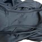 J.Crew  Reimagined Square Neck One-Piece Swimsuit Black Ruched Size 14 Slimming Photo 8