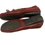 Michael Kors  red snakeskin bow driving loafers moccasins slip on shoes size 8.5 Photo 3