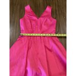 Vineyard Vines  Hot Pink Kentucky Derby V-Neck sleeveless Flare mini Dress 2 Photo 3