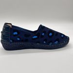 Cole Haan Shoes Womens 6.5 Blue Cheetah Cloudfeel Stitchlite Espadrille Loafers Photo 1