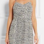 Madewell Blue Sunlight Silk Cami Printed Feathers Sundress Size 4 Photo 0