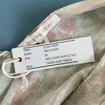 Anthropologie NWT Love The Label Ines Ivory Floral Tiered Ruffle Mini Dress Photo 9