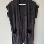 Barefoot Dreams Cozy Chic Ultra Lite Knit Sleeveless Open Front Cardigan Soft Photo 1