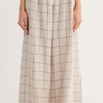 Revolve x Rumer The Label Quinn Pant Ivory Plaid Size XS Photo 0