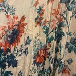 Nordstrom  Size Small White and Pink Floral Oversized Bohemian Kimono Top Photo 4