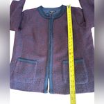 Talbots Tweed Jacket Blazer Purple Blue Red Speckle Wool Blend Womens 14 Petite Photo 10