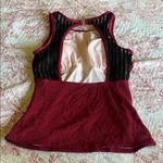 Women's Red open back swim top Sleeveless Top Size XL Photo 1