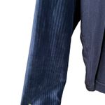 AnyBody Ribbed Velour Cozy Knit Pullover Navy Blue Women's Size XL Photo 3