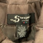 Sharagano Y2K Brown Button Up 3/4 sleeve Blazer Size Small Photo 12