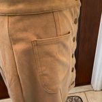 Altar'd State Altar’d State Tan faux suede mini skirt size Med Photo 2