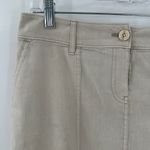 Tommy Bahama Tan Linen Blend Pocket Casual Mini Skirt Women's Size 2 FLAWED Photo 9