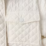 Elodie  Women's Quilted Cream Jacket Medium Photo 1