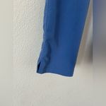 FIGS  High Waisted Yola Skinny Scrub Pants in capri blue sz small Photo 3