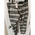 Banana Republic Women Avery Satin Striped Pants green SZ 8P NWT Photo 3