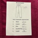 White House | Black Market Women's Pink Velvet Skinny Ankle Pants Size 8 Photo 14