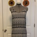 Black and White Patterned Maxi Dress by Rusty Size 10 Photo 1