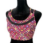 Victoria's Secret  VSX Sports Bra Geometric Mesh Strappy‎ Size L Activewear Photo 3