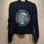 Brandy Melville Navy Blue Malibu California Retro look Long Sleeve T Shirt Photo 1