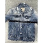 AG Adriano Goldschmied AG Adriano Goldshmied Jean Jacket XS Womens Blue Acid Wash Trucker Denim Stretch Photo 2