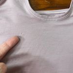 Parade Lavender Rounded Square Neck Thong Bodysuit ~ Size Medium 💛🍄 Purple Photo 5